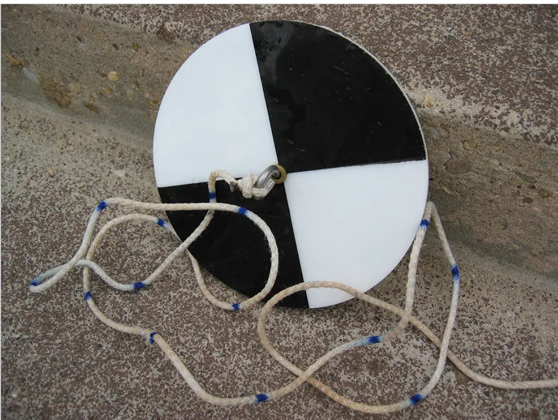 <p>Secchi disk</p>