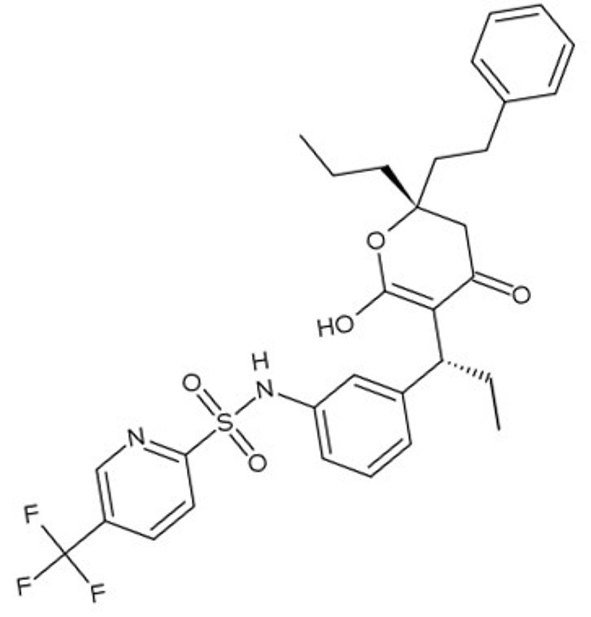 <p>non-peptidic HIV protease inhibitor</p>