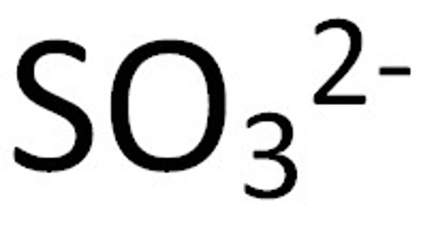 <p>SO3 2-</p>