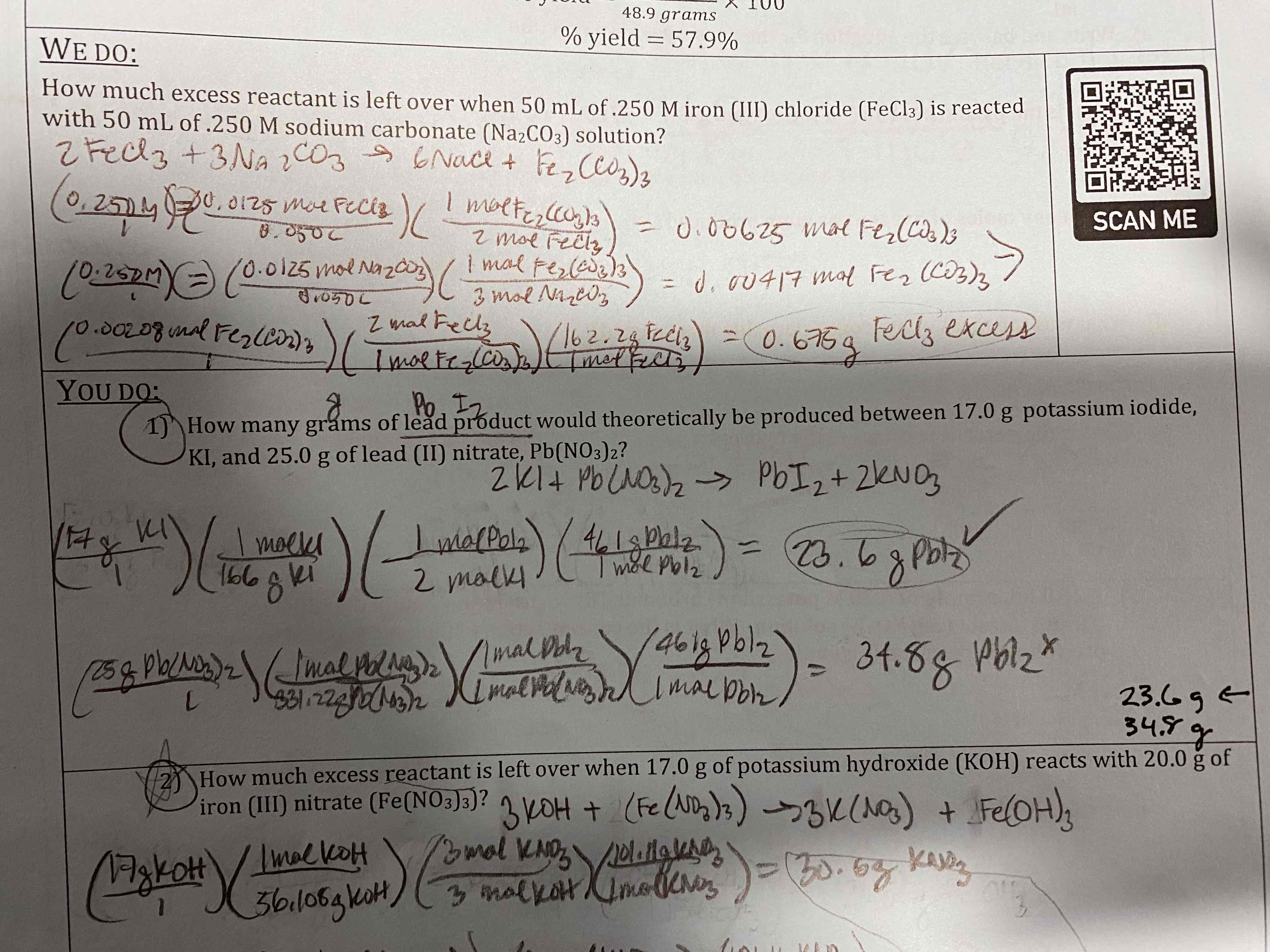 <p>23.6 g PbI2</p>