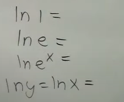 <p>Review the fundamentals of natural logarithms with these basic problems. </p>