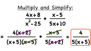 <ul><li><p><strong>DO NOT MULTIPLY. I REPEAT, DO. NOT. MULTIPLY</strong></p></li><li><p><strong>Factor numerators &amp; denominators</strong></p></li><li><p><strong>cancel like factors and write remaining expression</strong></p></li></ul>