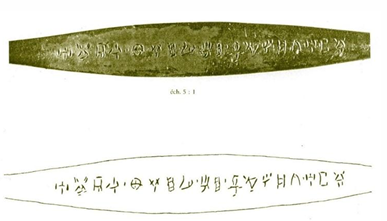<p>naam object + periode/datum</p>