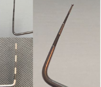 <p>For assessing pocket depth and attachment level</p><p>Each line represents 1mm</p><p>Different styles exist; make sure you are comfortable reading!</p>