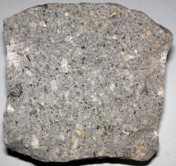 <p>Identify the igneous rock, its texture, and composition</p>