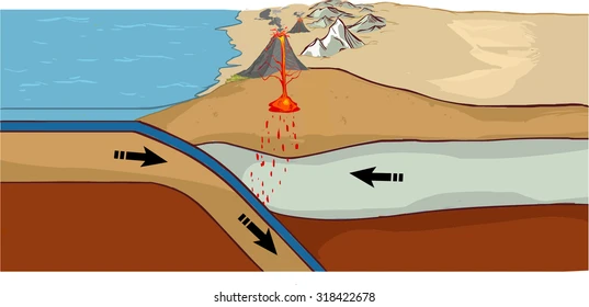 What type of plate boundary is illustrated below?