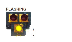 You must slow down and proceed with caution.