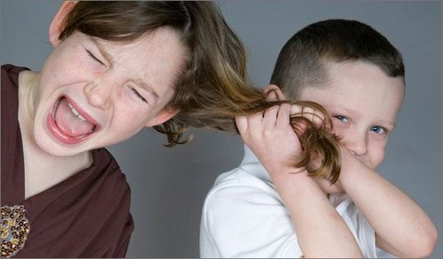 <p>to behave badly</p>