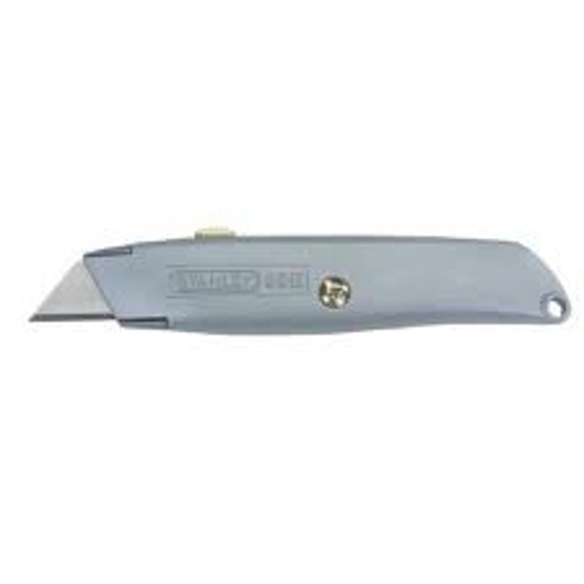 <p>a knife with a small sharp blade, often retractable, designed to cut wood, cardboard, and other materials.</p>
