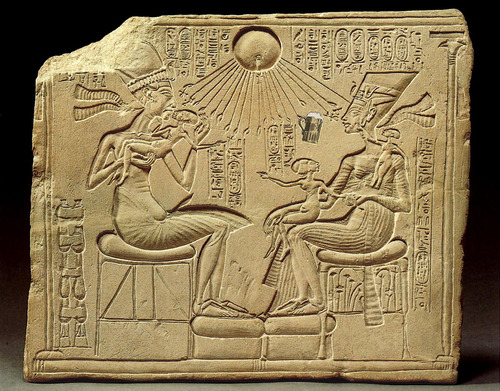 Akhenaten and His Family, New Kingdom Egypt, p. 71