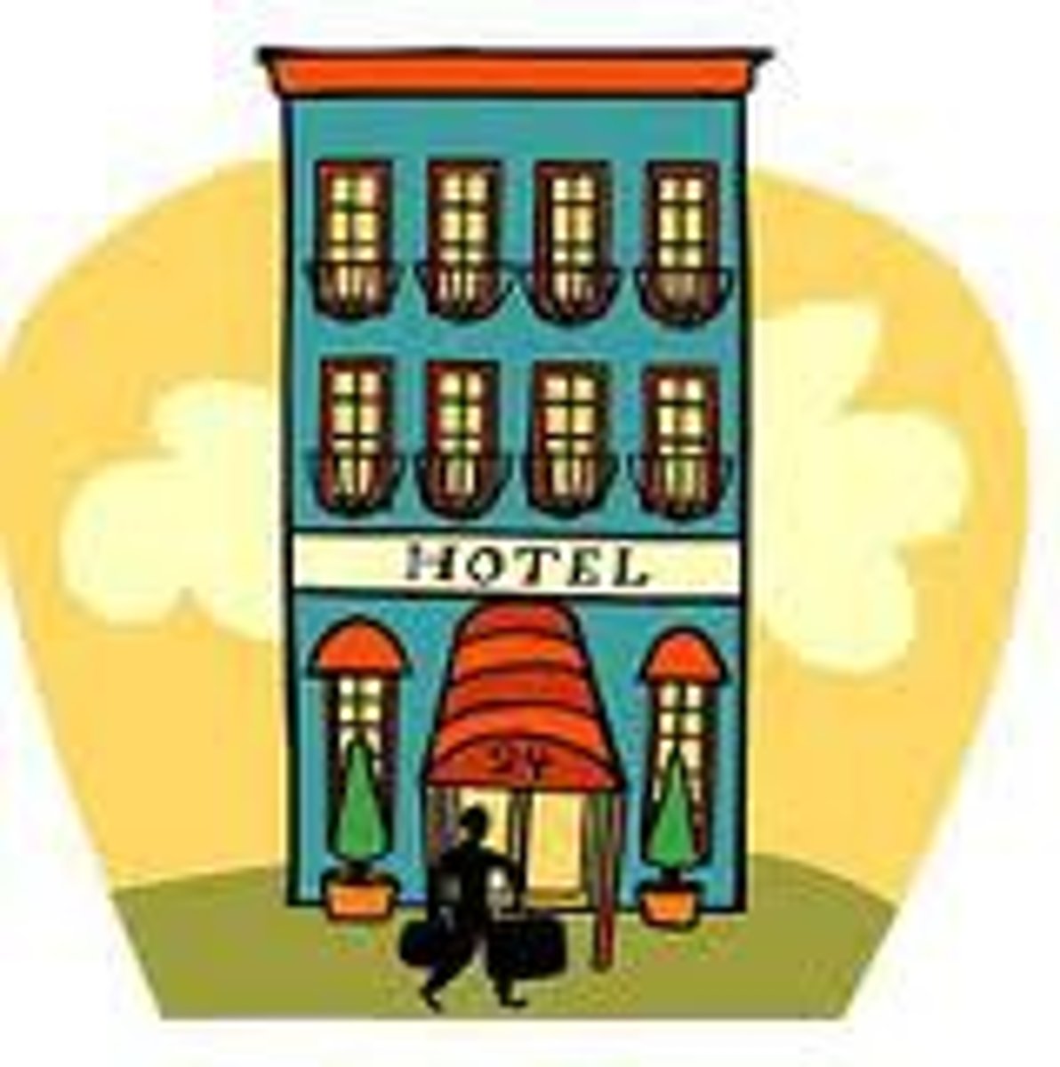 <p>to go to a hotel</p>