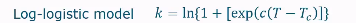 <p>Relates rate constant to the temperature</p><ul><li><p>often used to model the B parameter in the Weibull model</p></li></ul><p></p>