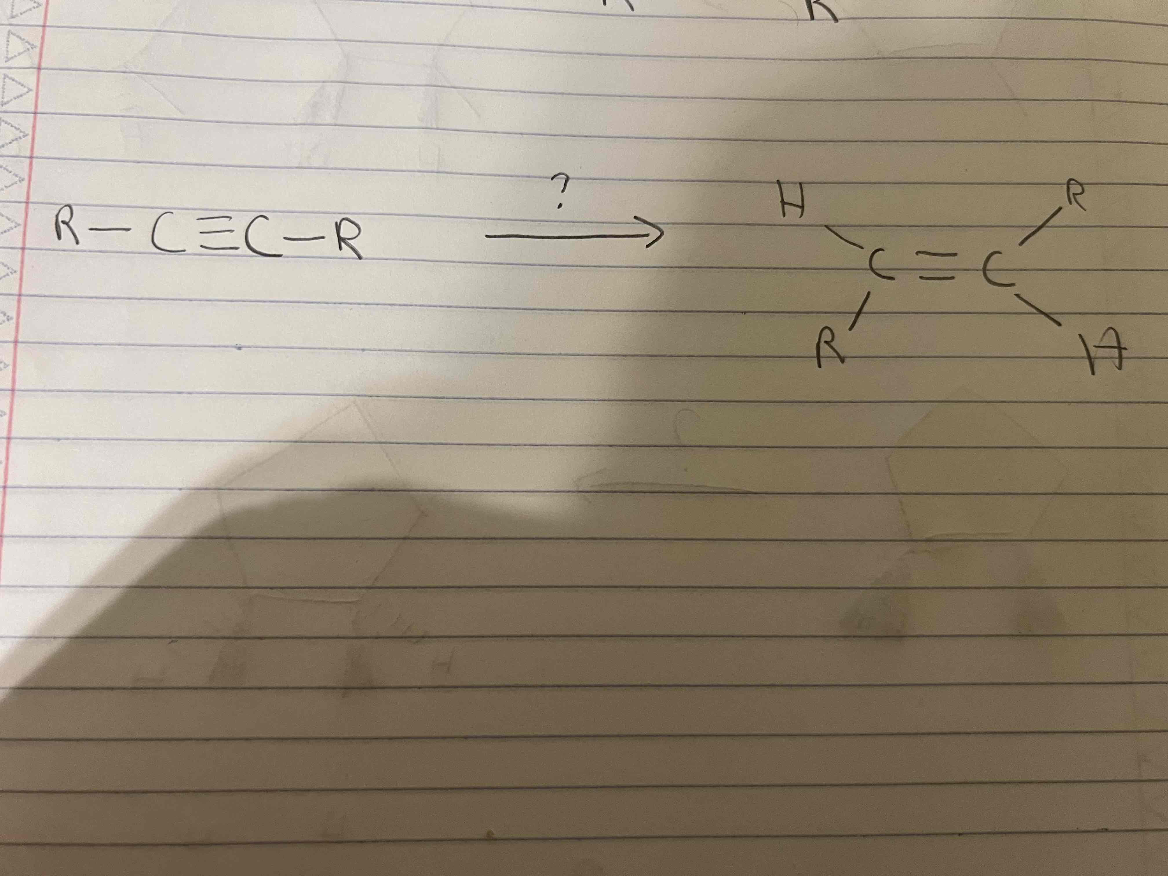 <p>Give the reagents of the reaction </p>