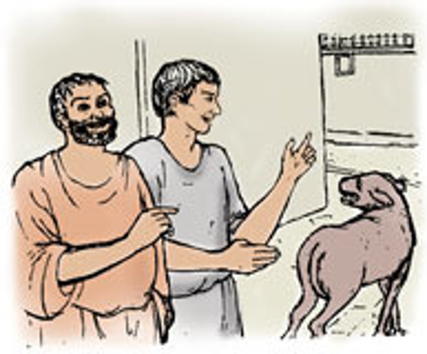 <p>The slaves were happy.</p>