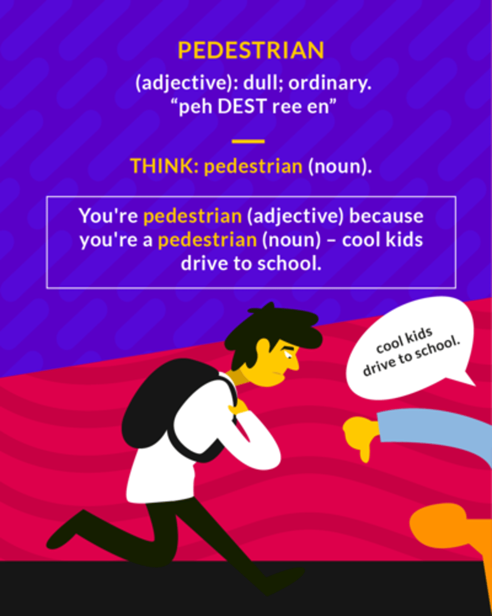 <p>(adj.) ordinary or dull</p>