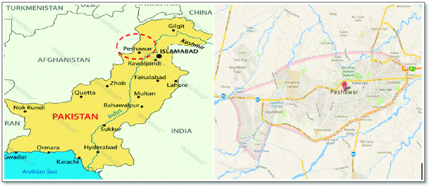 <p>A city in Pakistan located near the Khyber Pass, historically significant as a trade route and part of British India.</p><p></p>