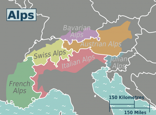 <p>Mainly Switzerland/Austria</p>
