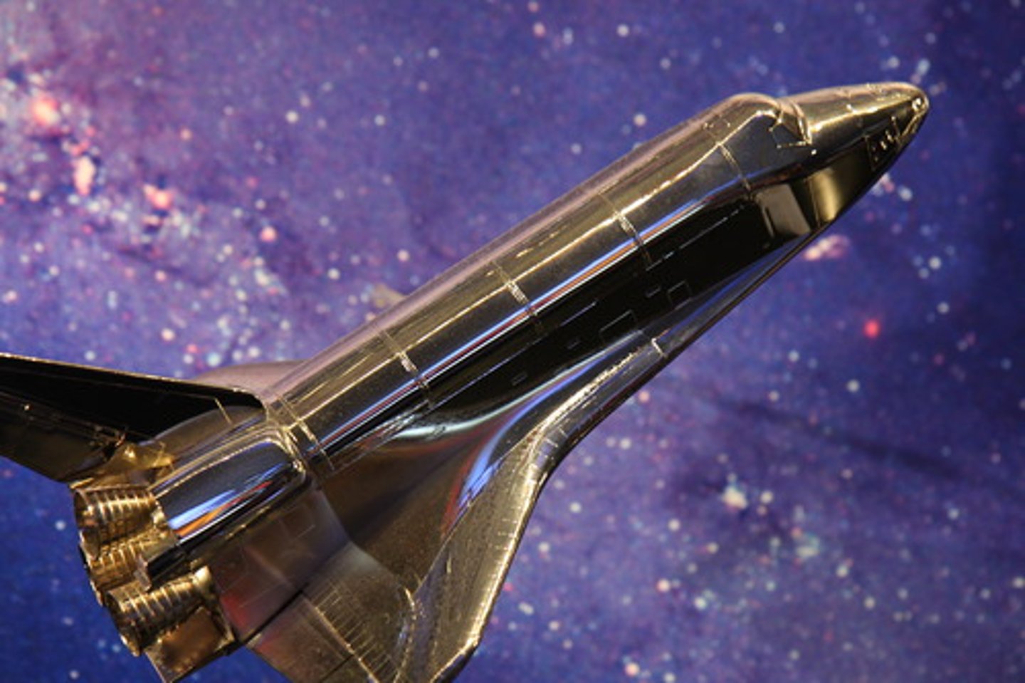 <p>(especially in stories) a vehicle used for travel in space</p>