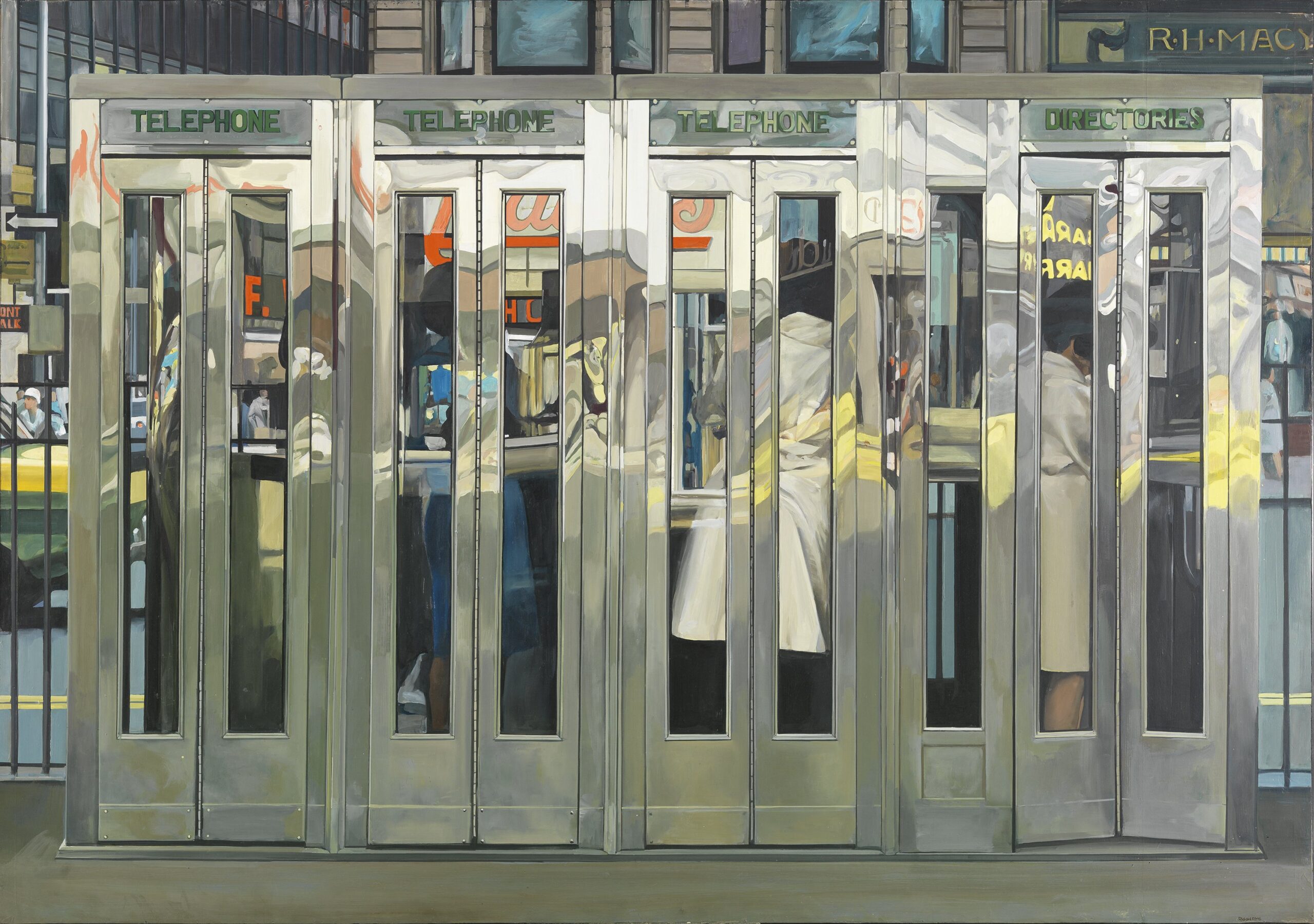 <p>Richard Estes. Telephone Booths</p>