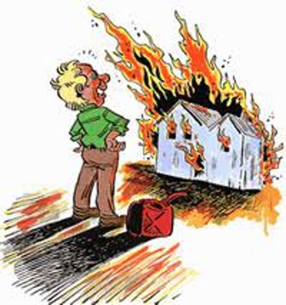 <p>repeated, intentional fire-setting<br>-relief of tension with watching the fire</p>
