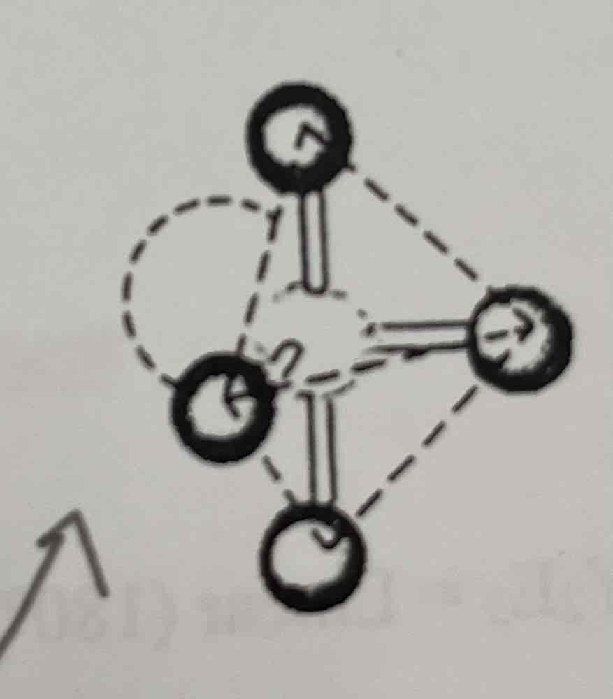 <p>Distorted tetrahedron </p>
