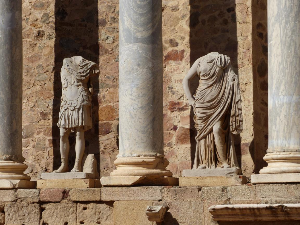 <p>Refers to the classical styles of columns and entablatures that originated in ancient Greece and Rome, significantly influencing later architectural practices. </p><ul><li><p>Corinthian inspired the Visigoths (however more simplified)</p></li></ul><p></p>