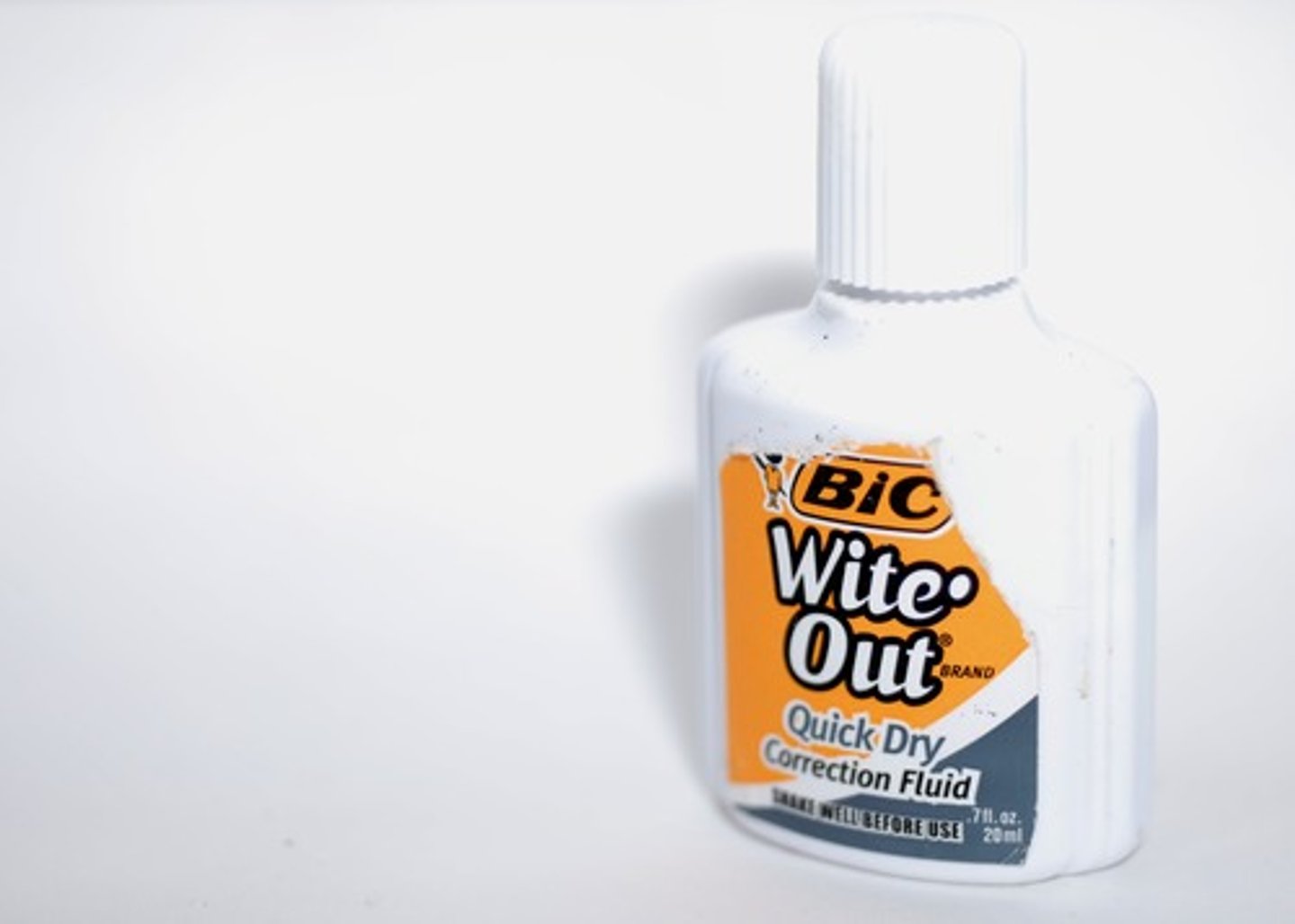 <p>white out</p>