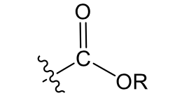 <p>Ester</p><p>The presence of more carbons makes esters more lipophilic and</p><p>therefore better absorbed.</p><p>Esters also make good leaving groups.</p>