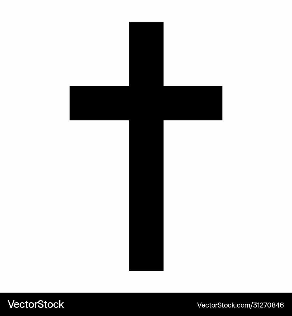 <p>Most commonly known cross</p>