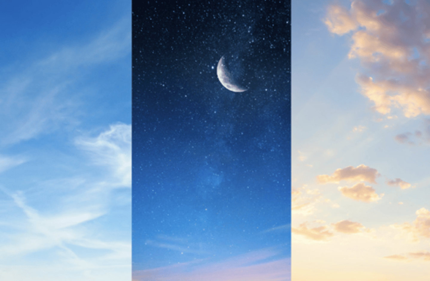 <p>der Himmel, die Himmel</p>