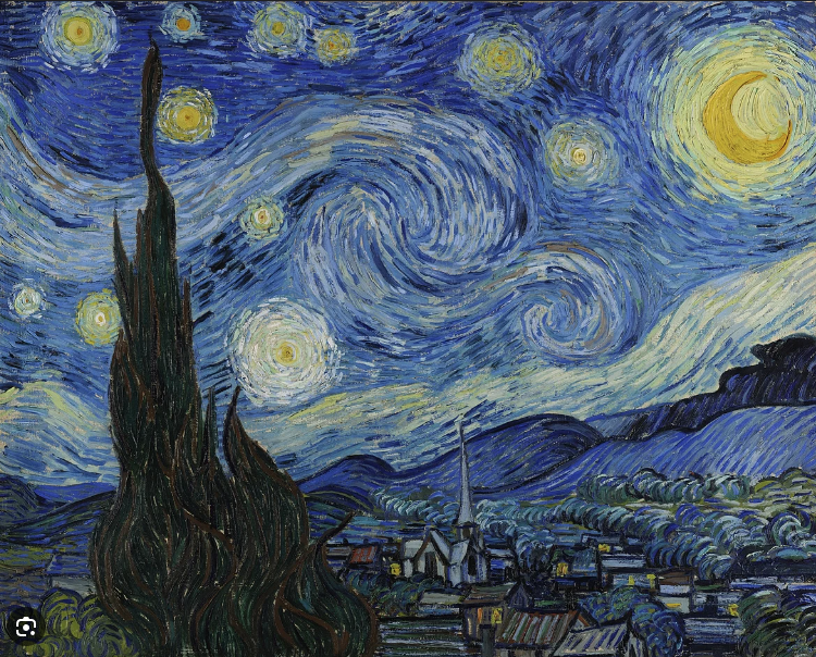 <p>Vincent Van Gogh, <em>The Starry Night</em></p>