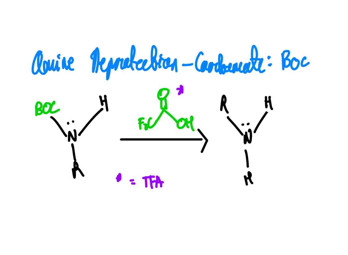 <p>Use an acid, optimally trifluoroacetic acid.</p>