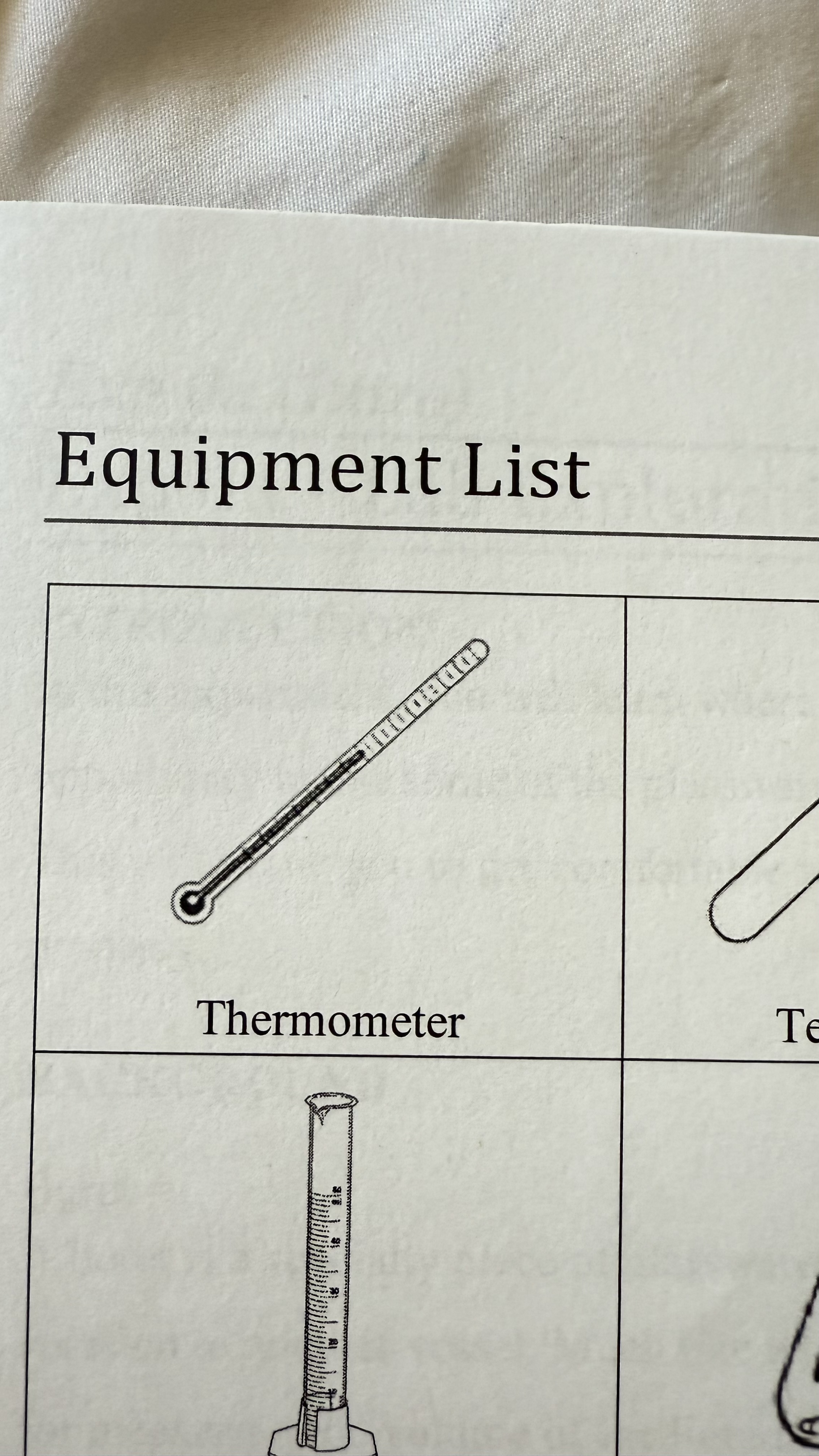 <p>Thermometer</p>