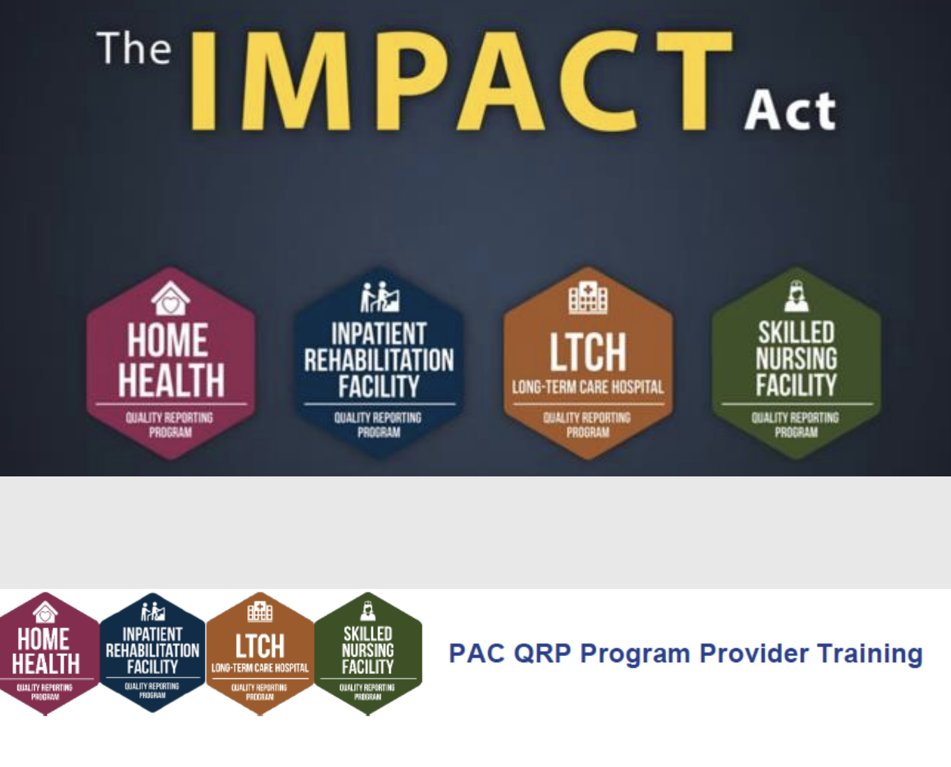 <ul><li><p>CMS implemented new functional items and related outcome performance measures for post-acute care (PAC) settings </p></li><li><p>Intent of cross-setting quality reporting program is to facilitate quality measurement and quality improvement across PAC settings</p></li><li><p>GG items promote standardization across PAC settings to evaluate the effects of health care services on patients’ overall health and functional status over time</p></li></ul><p></p>