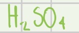 <p>Sulfuric acid </p>