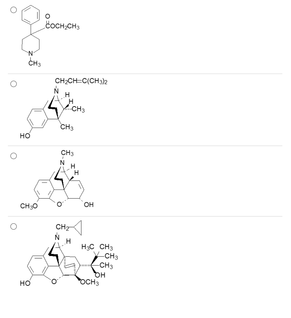 <p>A mutant species of the opioid poppy has been engineered to produce a precursor necessary for the semi-synthetic production of which of these?</p>