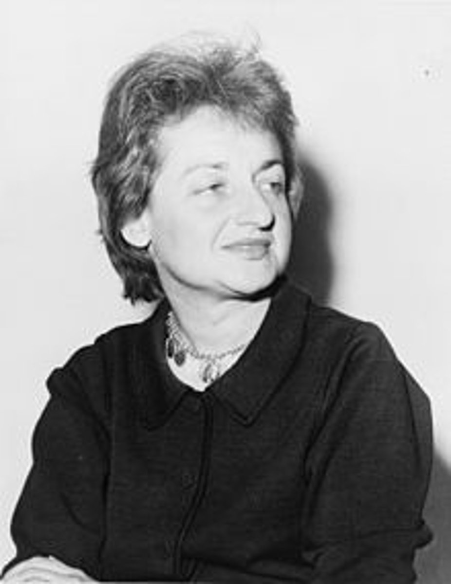 <p>American Feminist, writer of The Feminine Mystique, co-founded the National Organization for Women (NOW)</p>