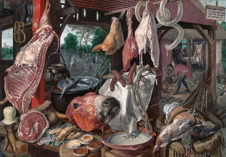 <p>Pieter Aerten’s Butcher’s Stall</p>