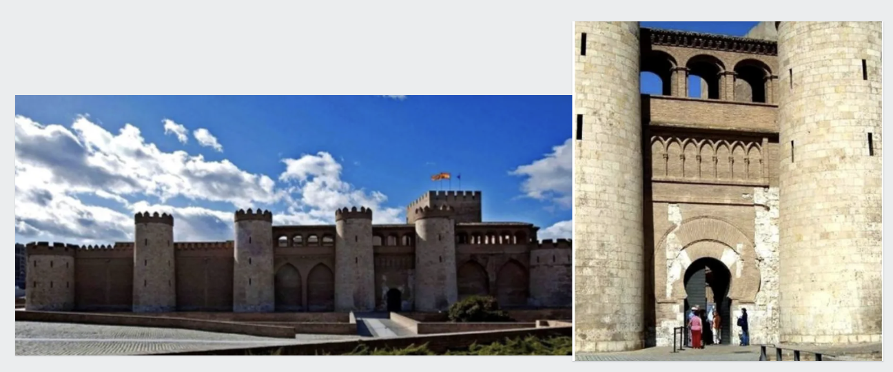 <p>EL PALACIO HUDÍ DE LA ALJAFERÍA - Exterior.</p>