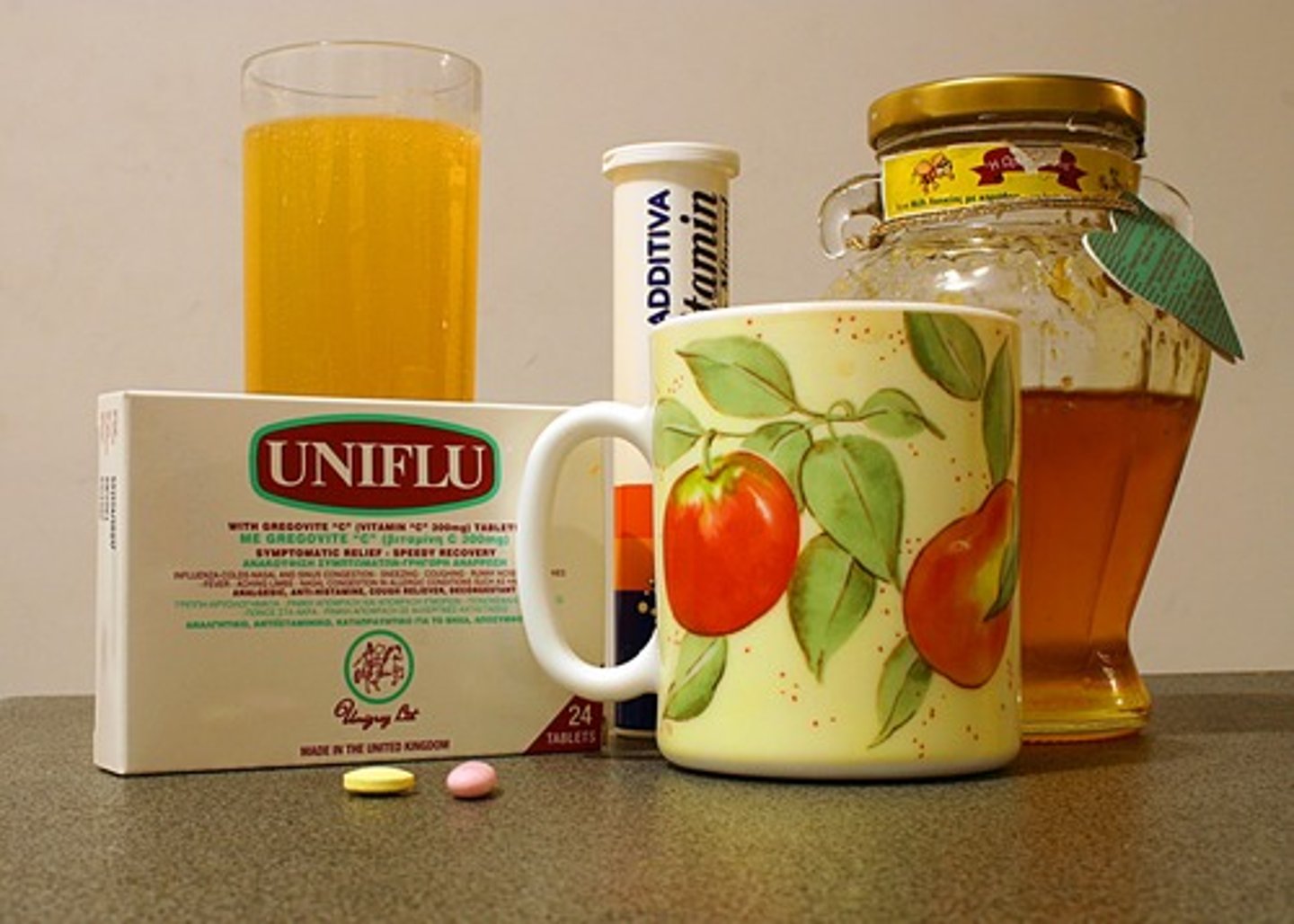 <p>remedy, medicine</p>