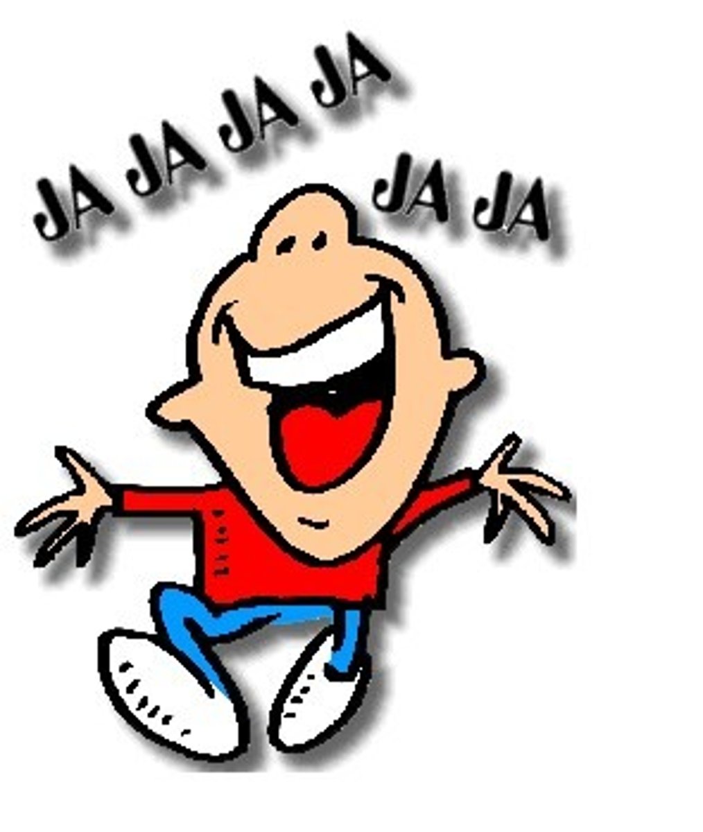 <p>e- i to laugh</p>