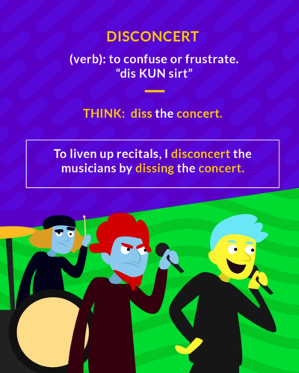 <p>(verb) to frustrate; confuse</p><p>(verb)to unsettle</p>