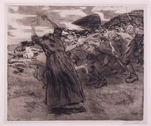 <p>The Outbreak, 1903, Aquatint</p>