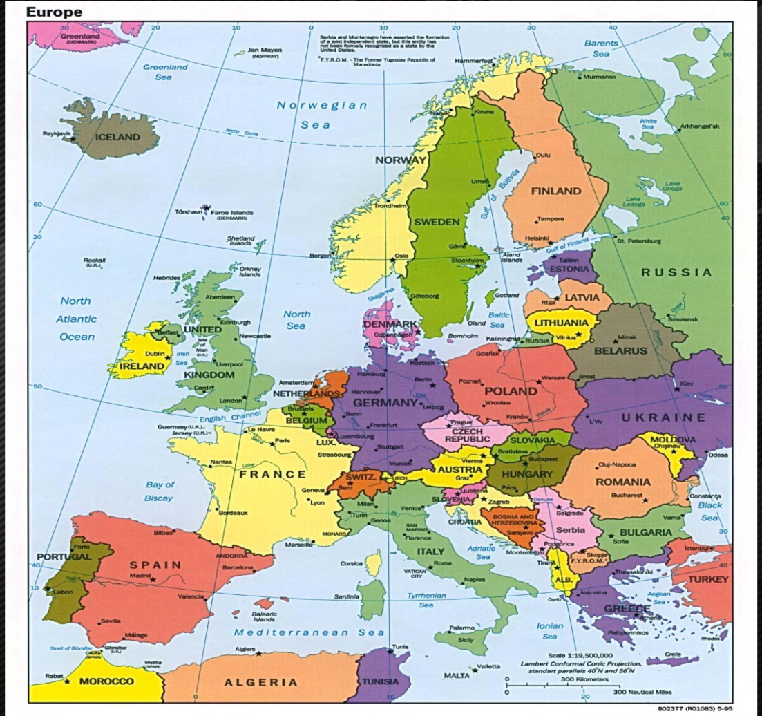 <p>Political map</p>