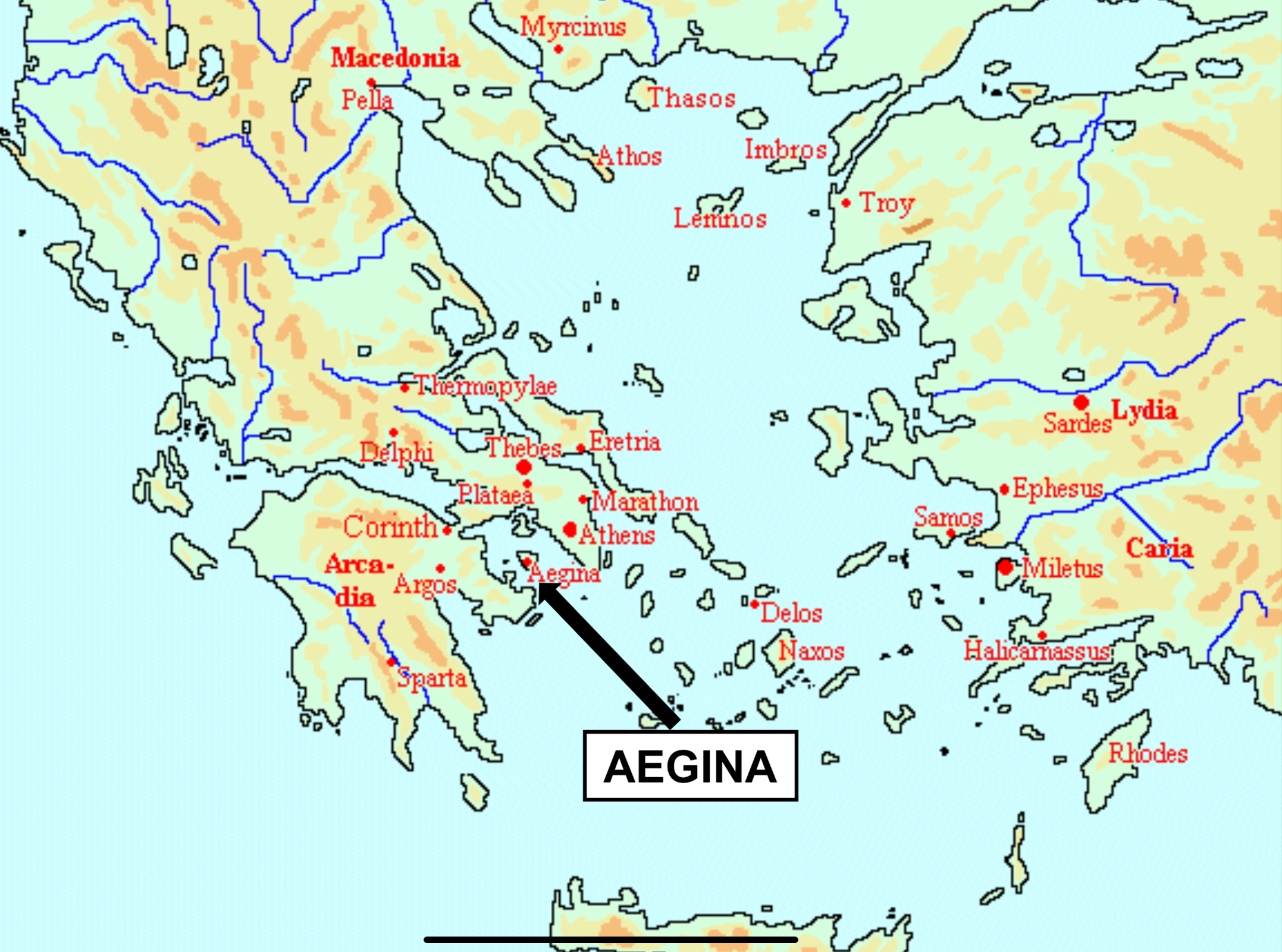 <p>Where is the Temple of Aphaia located?</p>