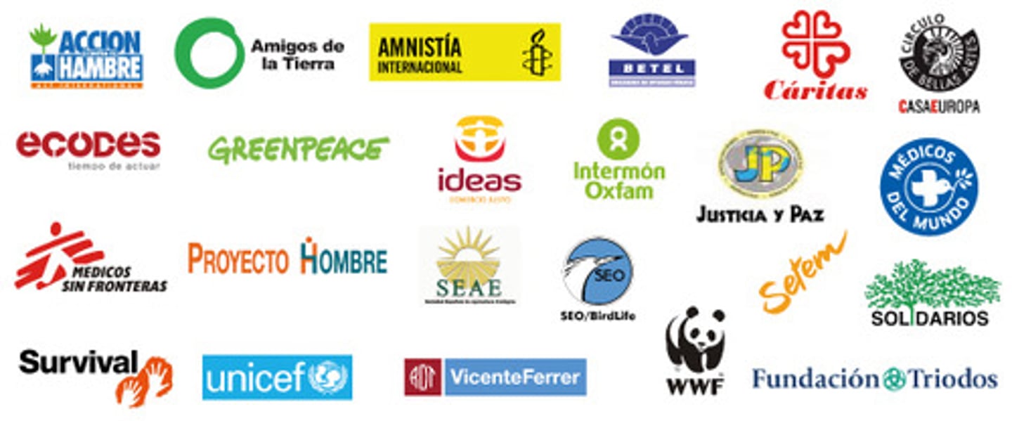 <p>una organización no gubernamental; no busca ganancia/lucro</p>