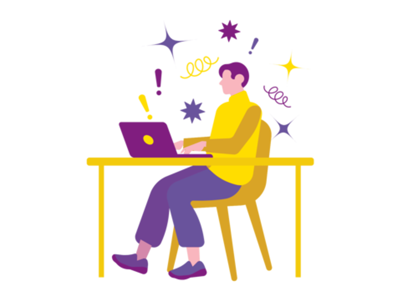 <p>not pay attention to the things you are supposed to be doing</p>