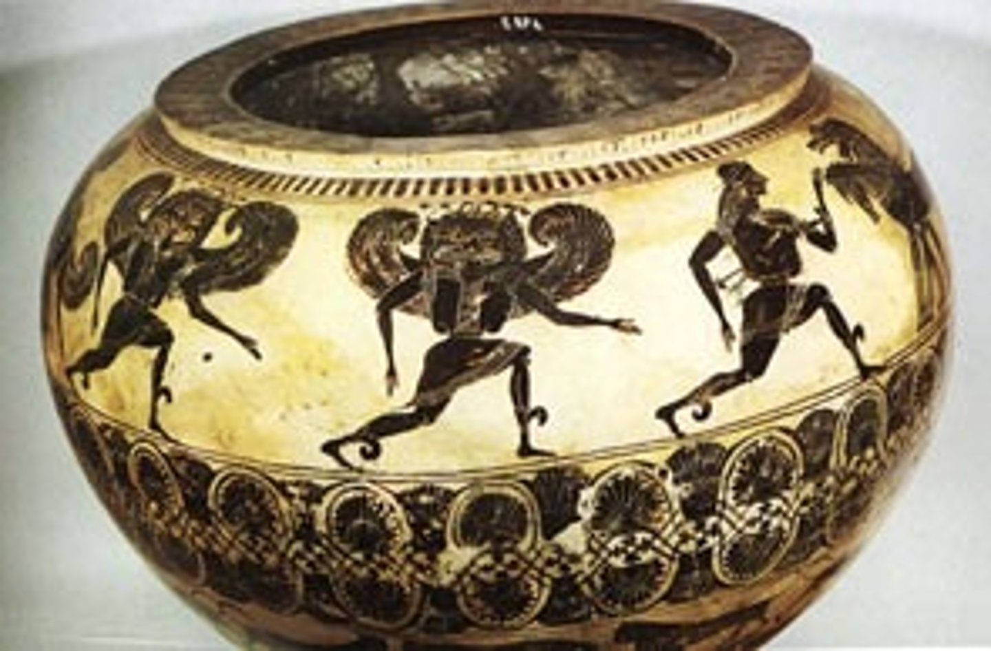 <p>590 BCE</p><p>Dinos</p><p>Gorgon Painter</p>