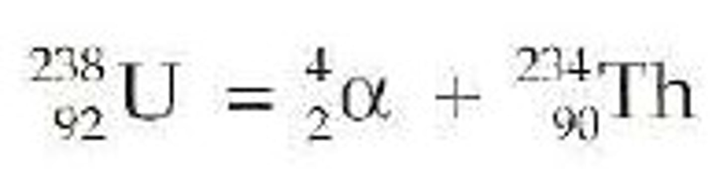 <p>Mass number decreases by 4 (loss of 2 protons and 2 neutrons); Atomic number decreases by 2 - emits a helium nucleus</p>