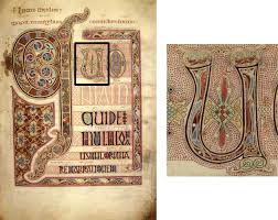 <p>Lindisfarne Gospels</p>